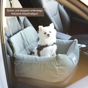 Hunde Autositz inkl. Anschnallgurt