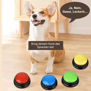 Hunde Sprachtraining Buttons